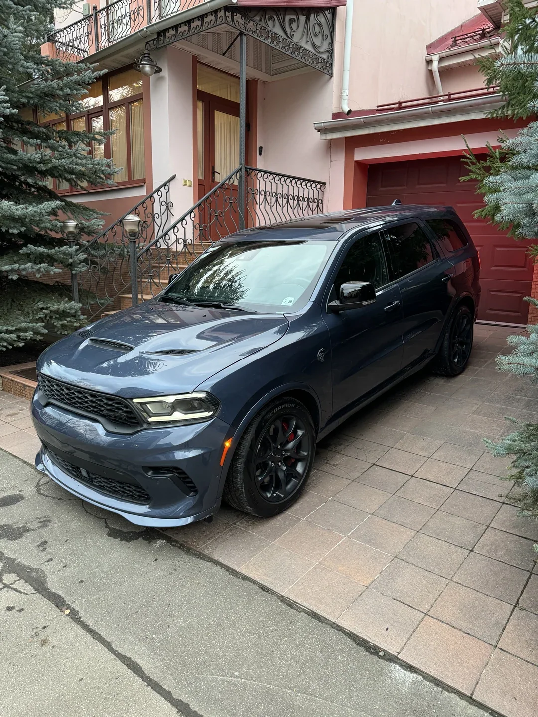 Dodge Durango 2021, синий — фото 1