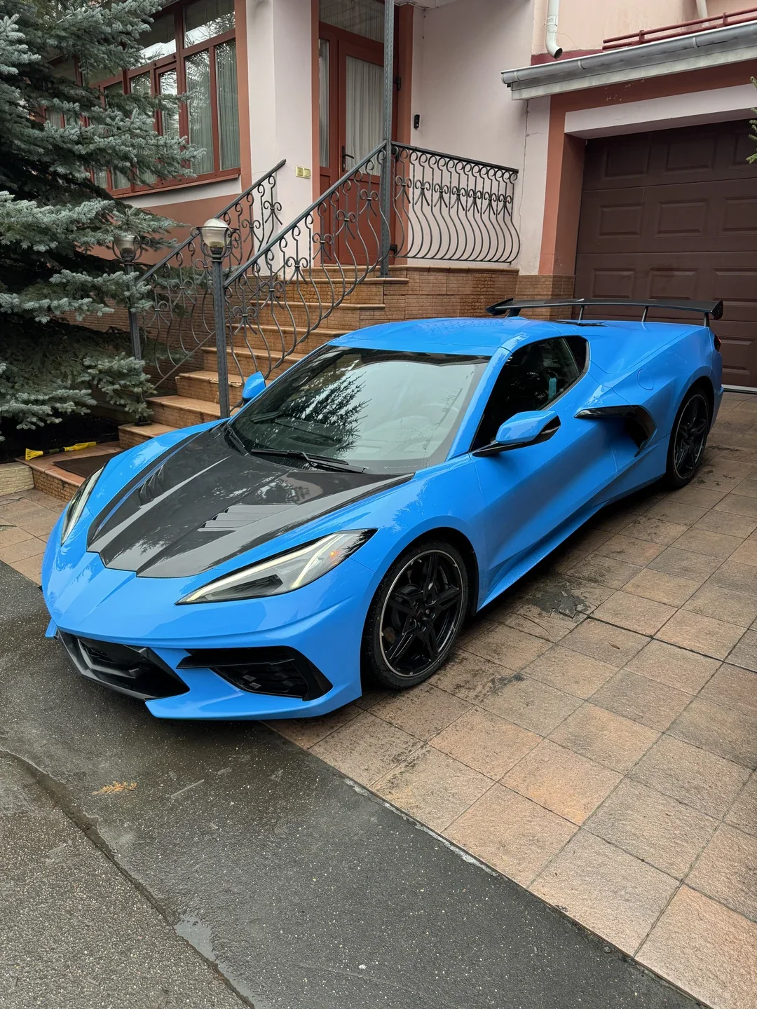 Chevrolet Corvette 2021, синий — фото 1