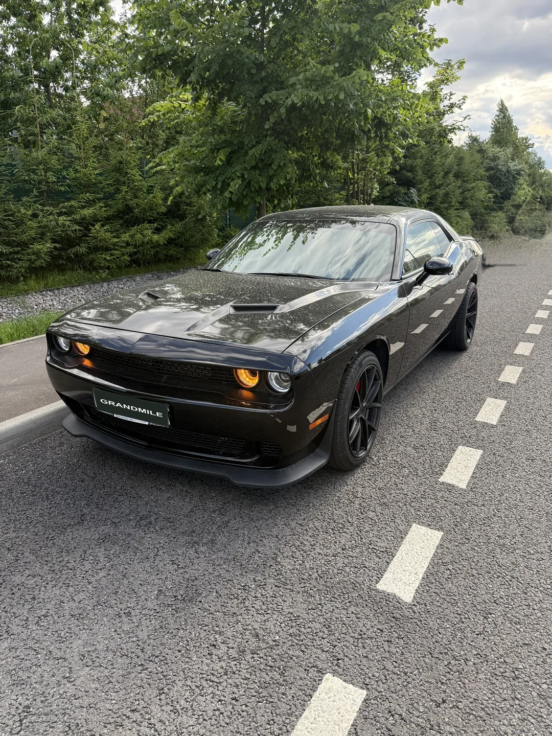 Dodge Challenger 2019, чёрный — фото 1