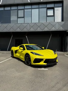 Chevrolet Corvette 2020, жёлтый — фото 2