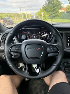 Dodge Challenger 2019, чёрный — фото 16