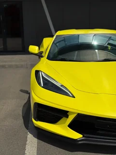 Chevrolet Corvette 2020, жёлтый — фото 9