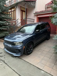 Dodge Durango 2021, синий — фото 1