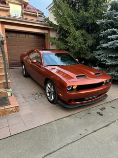 Dodge Challenger 2020, оранжевый — фото 2