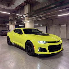 Chevrolet Camaro 2019, жёлтый — фото 2