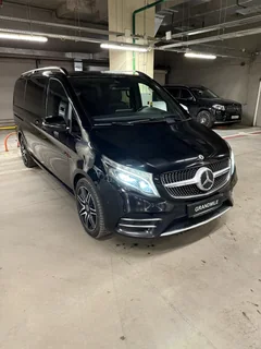 Mercedes-Benz V-класс 2022, чёрный — фото 2